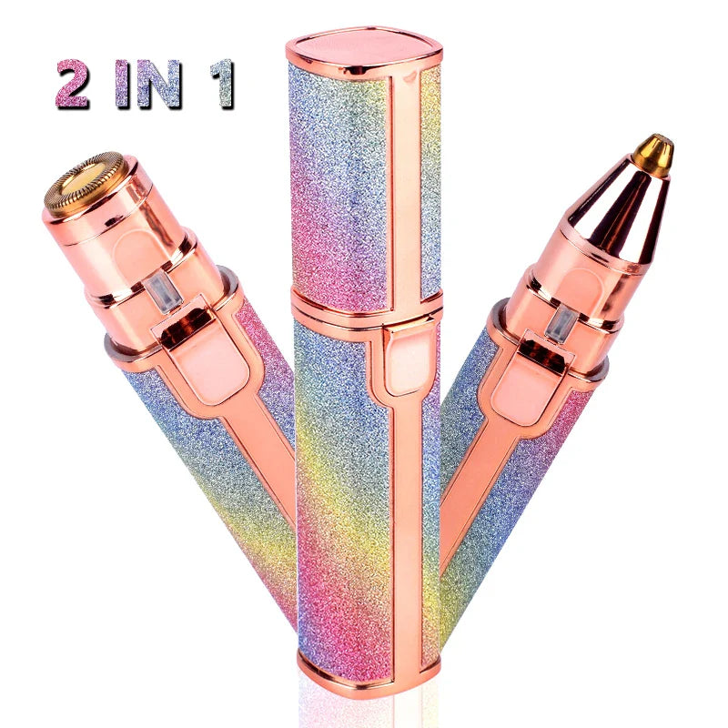 Flawless Rechargeable 2 in 1 Eyebrow Trimmer