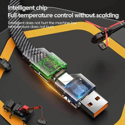 4-in-1 Multifunction USB Charging Cable 65W