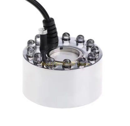 Ultrasonic Mist Maker Air Humidifier, Electric Fountain Pool Atomizer Humidifier, Color Changing Ultrasonic Mist Maker