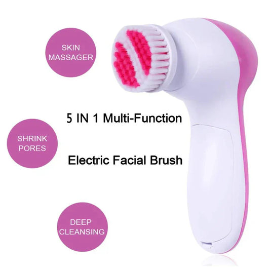 5 in 1 Facial Cleansing Brush