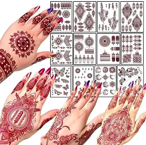 Mehndi Waterproof Sticker