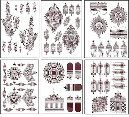 Mehndi Waterproof Sticker