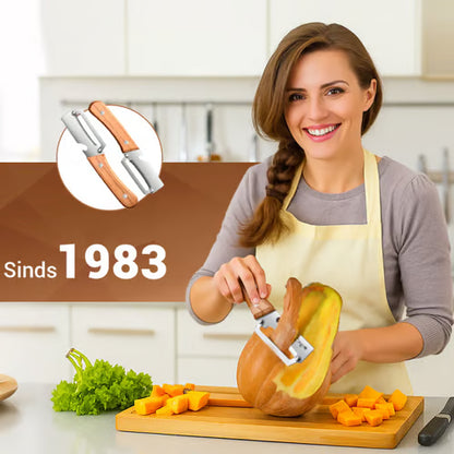 Kitchen Vegetable Peeler – Stainless Steel Blade, Ergonomic Handle & Ideal for Fruits and Vegetables