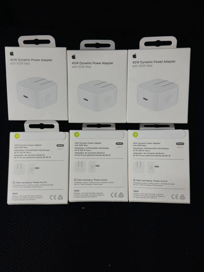 40W Dynamic Power Adapter With 60W Max + FREE Braided Cable