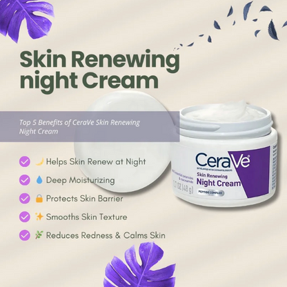 Cerave 4 In 1 Skincare Kit Night Cream, Sunblock, Cleanser & Serum, for Radiant Skin