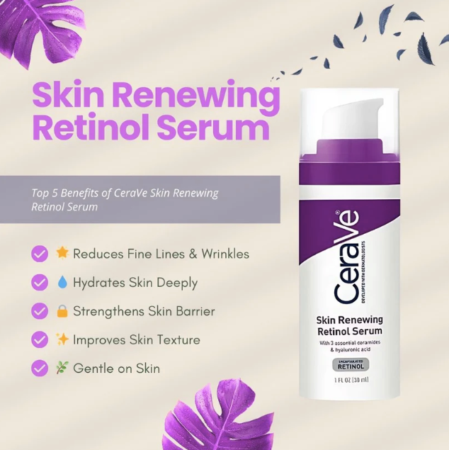 Cerave 4 In 1 Skincare Kit Night Cream, Sunblock, Cleanser & Serum, for Radiant Skin