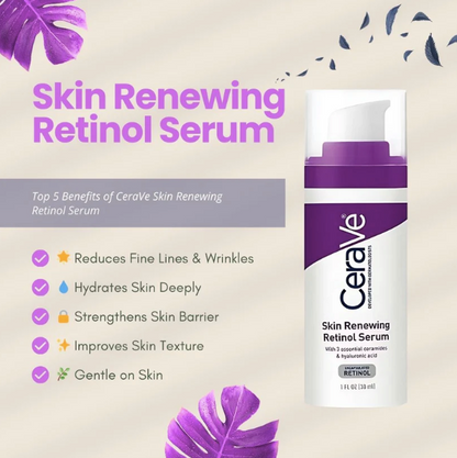 Cerave 4 In 1 Skincare Kit Night Cream, Sunblock, Cleanser & Serum, for Radiant Skin