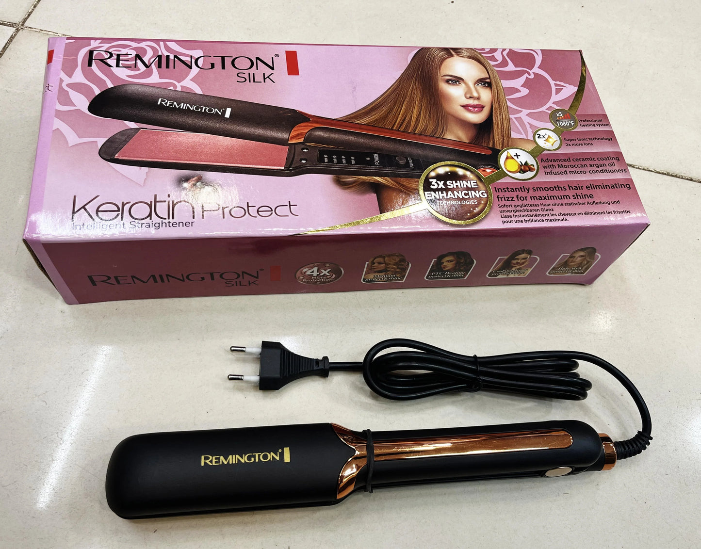 Remngton Keratin Protect Intelligent Hair Straightener