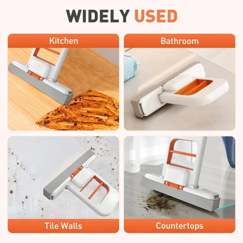 Portable Hands-Free Mini Floor Mop for Easy Cleaning
