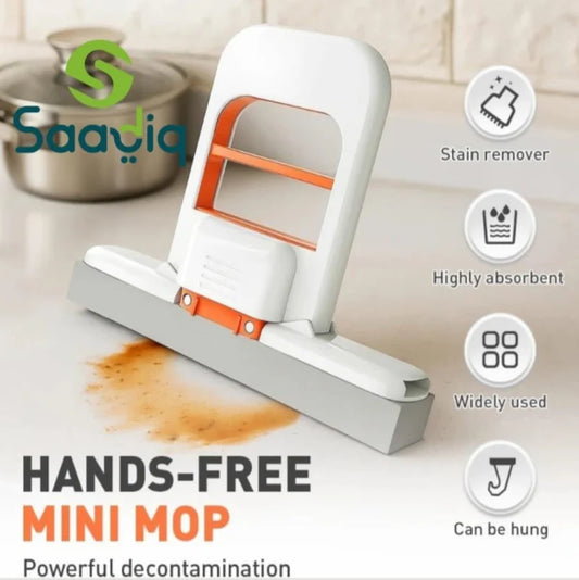 Portable Hands-Free Mini Floor Mop for Easy Cleaning